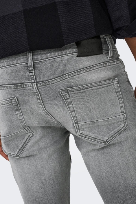 Only & Sons onsloom slim grey 3227 jeans noos